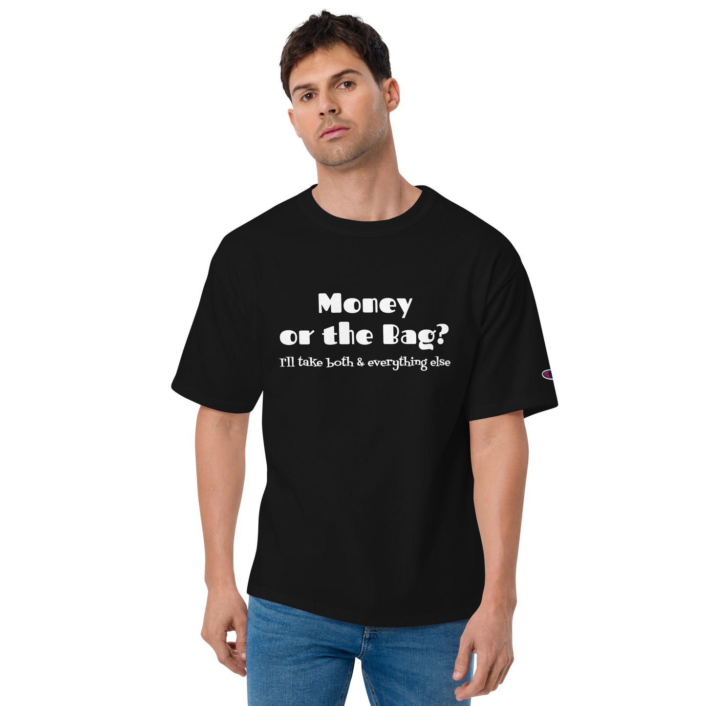 Money or the Bag? - Men's Champion T-Shirt